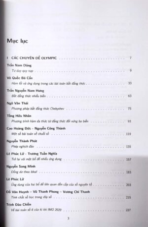 Phương pháp giải Toán qua các kỳ thi Olympic 2021 (Kỷ yếu GGTH)