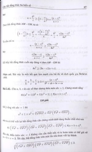Phân loại & Phương pháp giải toán bất đẳng thức