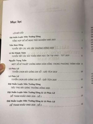 Tài liệu chọn lọc trường Đông Toán học miền Nam 2020