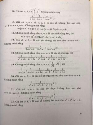 Chuyên đề bồi dưỡng học sinh giỏi toán THPT - Bất đẳng thức