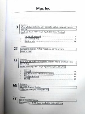 Kỷ yếu hội thảo - Một số chủ đề hình học bồi dưỡng HSG dự thi cấp quốc gia