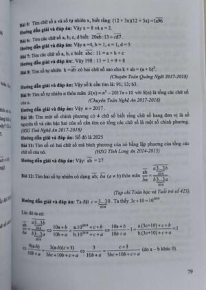 Tuyển chọn các chuyên đề bồi dưỡng HSG môn toán - Đại số 9