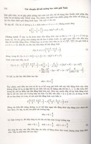 Các chuyên đề bồi dưỡng học sinh giỏi Toán - Trần Nam Dũng