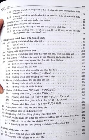 Chuyên khảo phương trình hàm