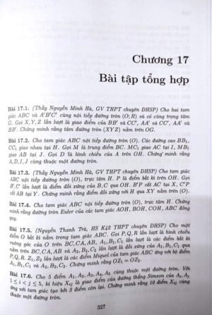 Một số chủ đề hình học phẳng dành cho học sinh chuyên toán (tặng kèm cuốn 108 bài toán hình học sơ cấp bản photo)