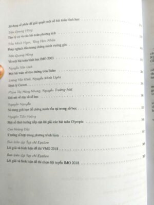 Phương pháp giải Toán qua các kỳ thi Olympic 2018 (Kỷ yếu GGTH)