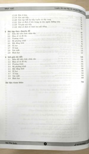CÁC CHUYÊN ĐỀ LUYỆN THI VÀO LỚP 10 CHUYÊN TOÁN